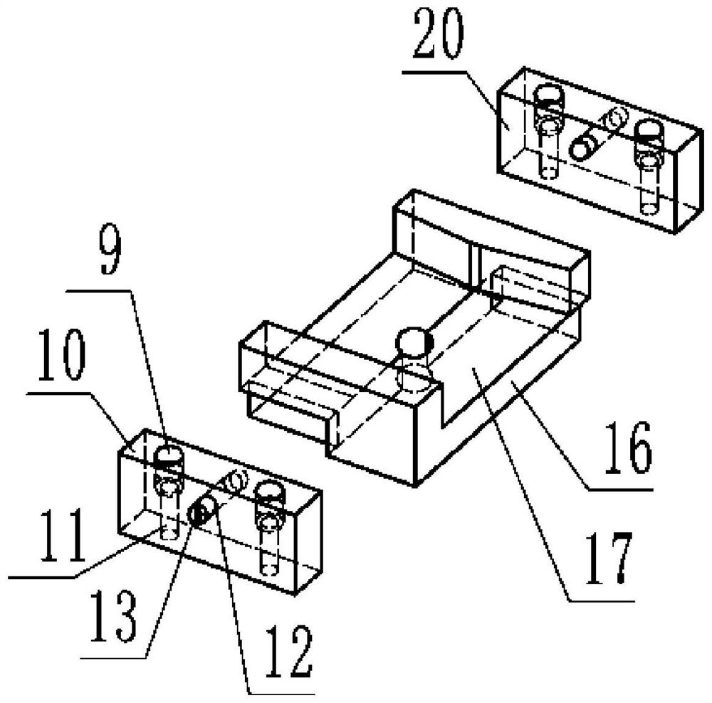 Radial positioning mechanism and radial position adjusting method of arc rolling guide rail