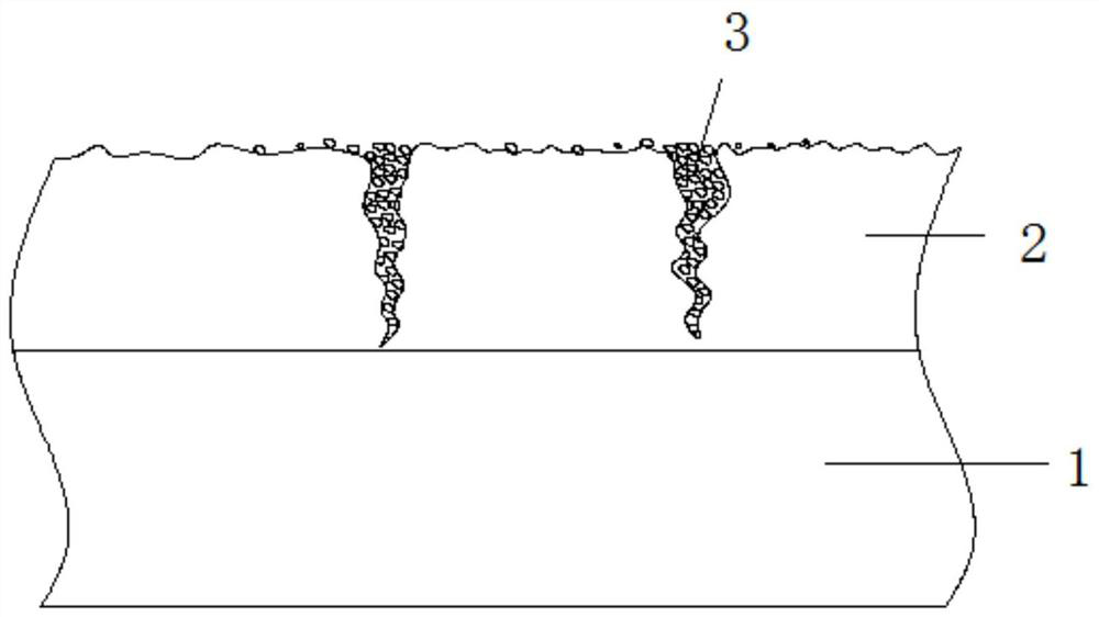 Low-friction-coefficient surfacing composite wear-resisting plate and fabrication process thereof