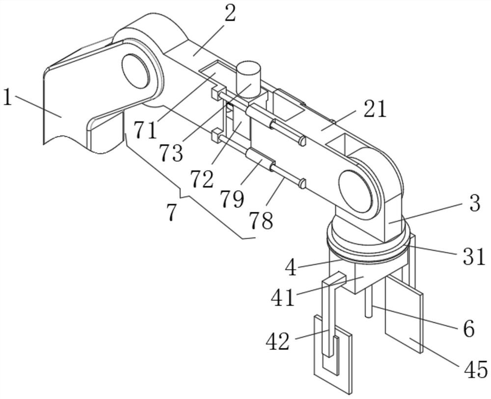 Manipulator clamp for grabbing synthetic cavity of cubic press