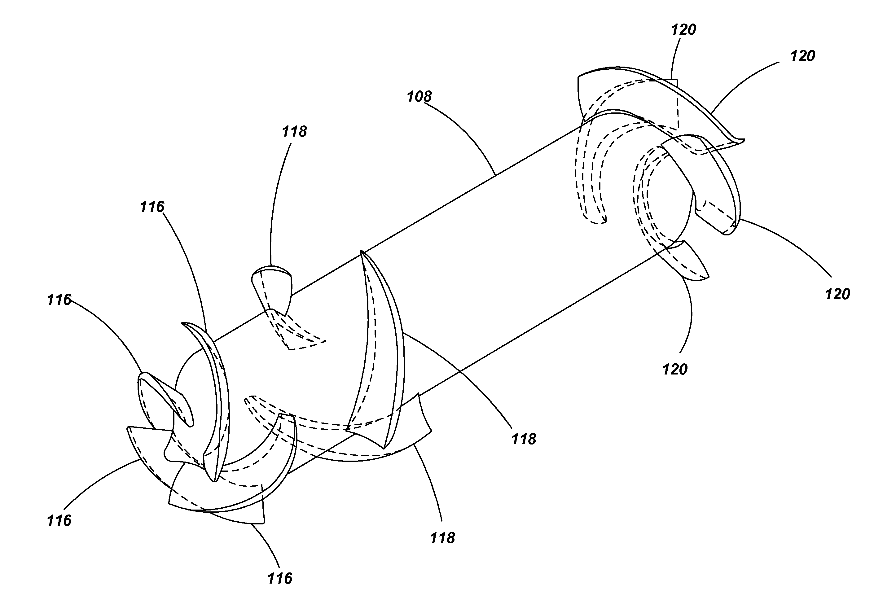 Blood pump with separate mixed-flow and axial-flow impeller stages, components therefor and related methods