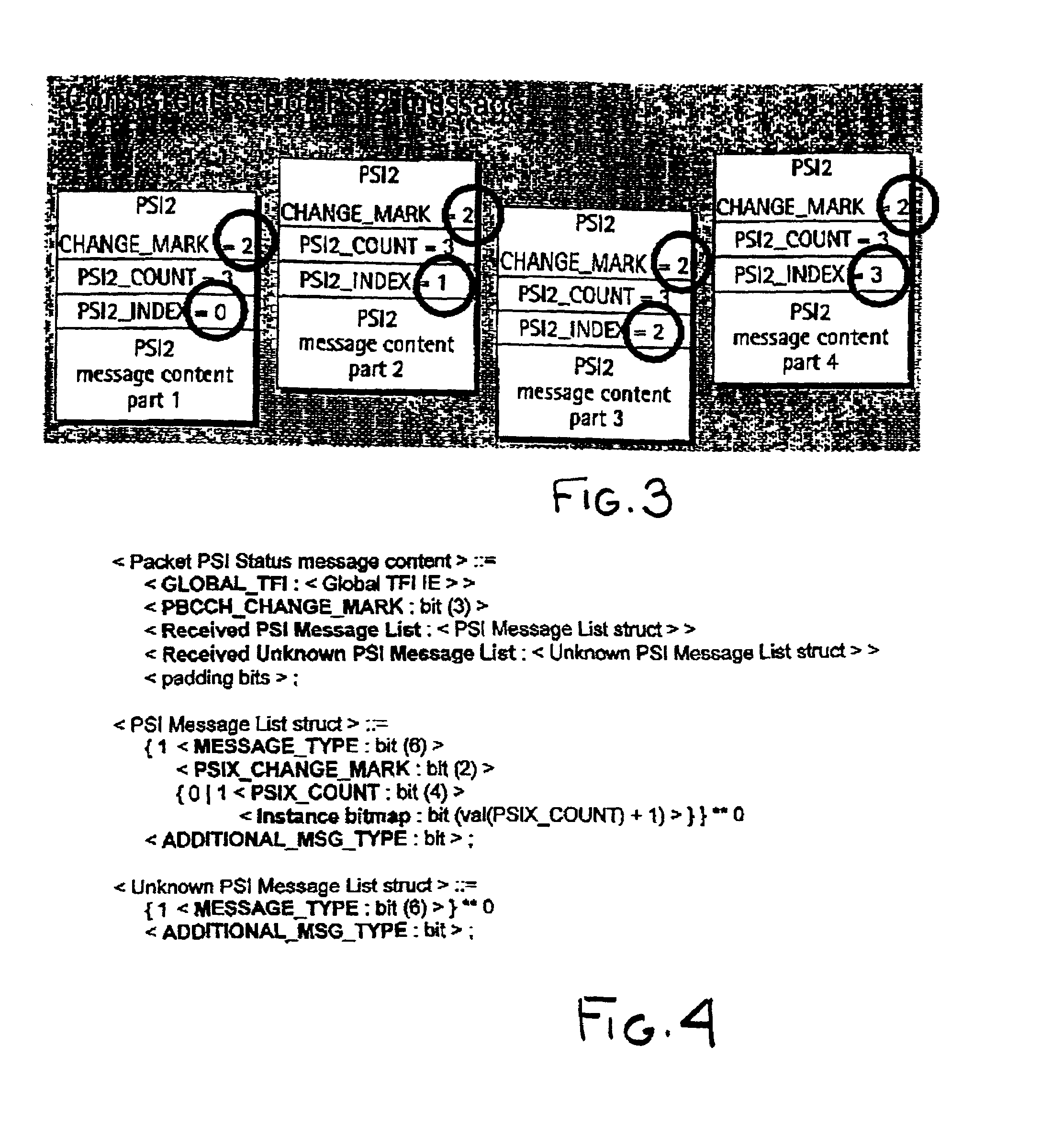 Method and apparatus for improving radio spectrum usage and decreasing user data delay when providing packet PSI status