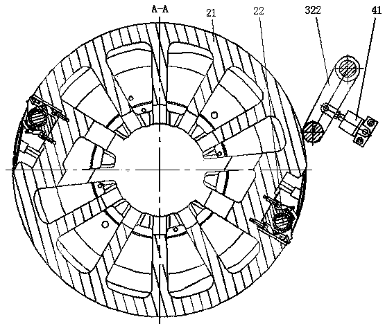 Follow-up press roll device controlled by air cylinders