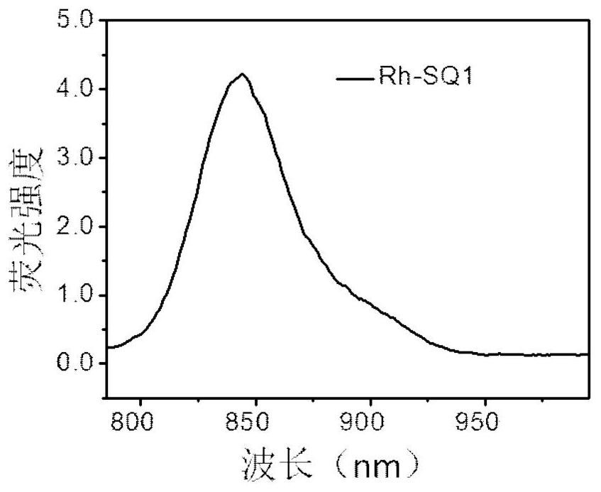 pH fluorescent probe based on near-infrared fluorescent dye and its preparation method and application