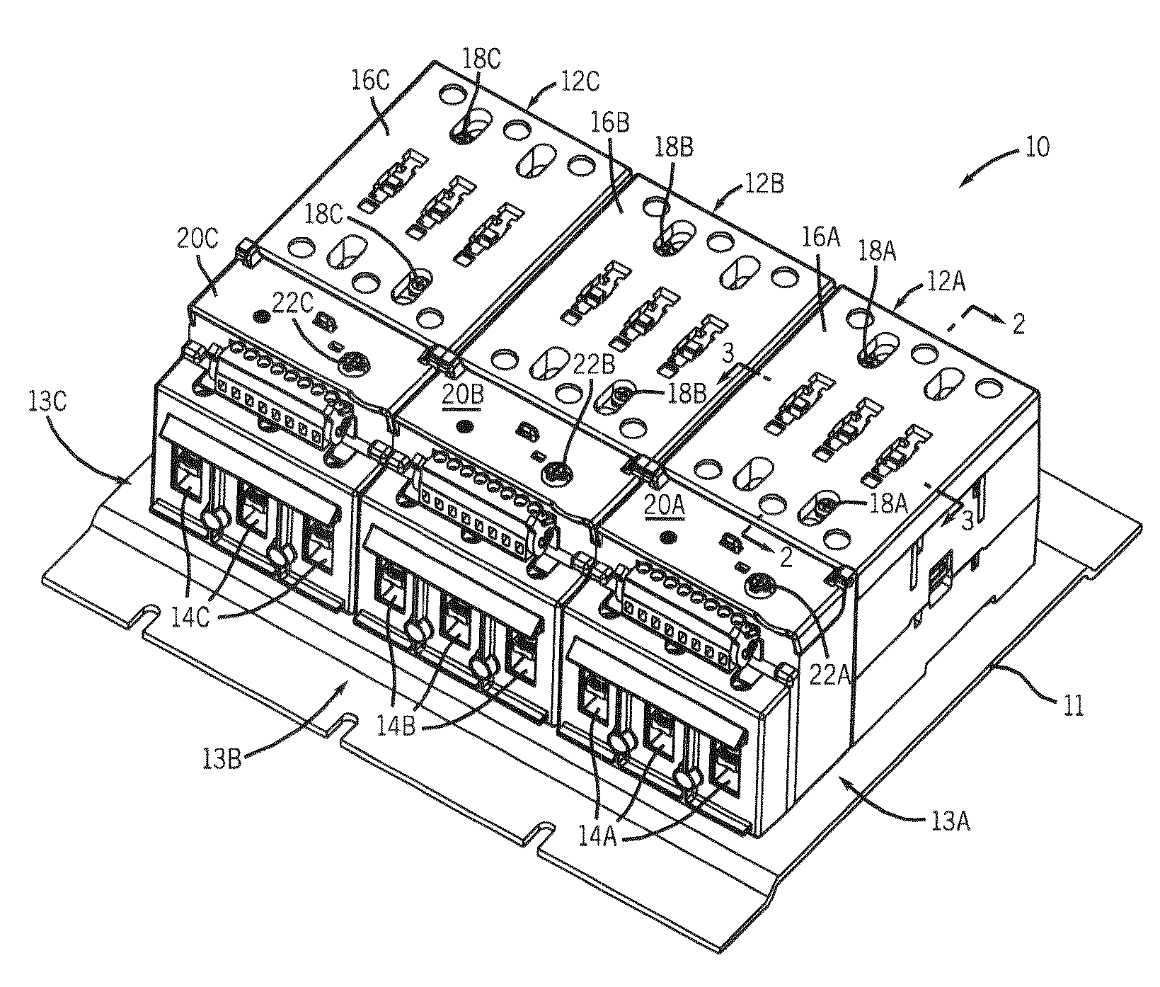 Method and apparatus to independently control contactors in a multiple contactor configuration