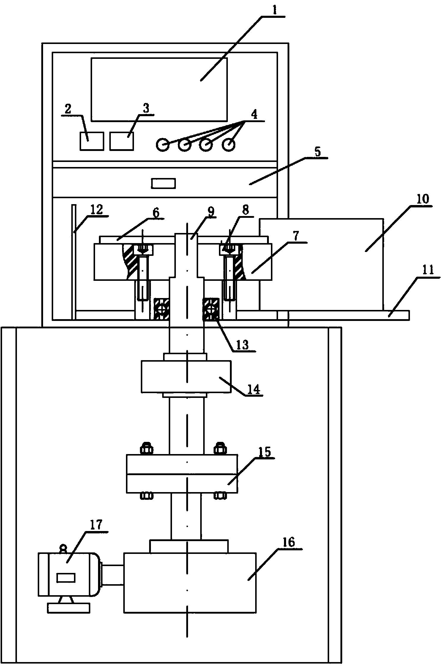 Torsion fatigue test device and method of arc-shaped springs