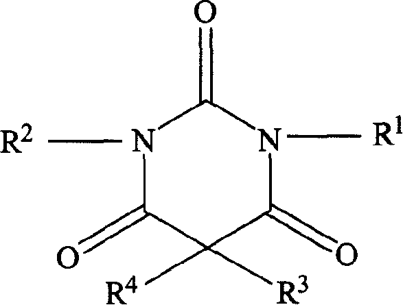 Non-sedating barbituric acid derivatives