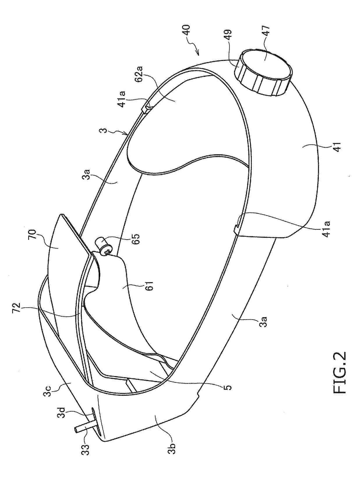 Head-mounted type lighting device