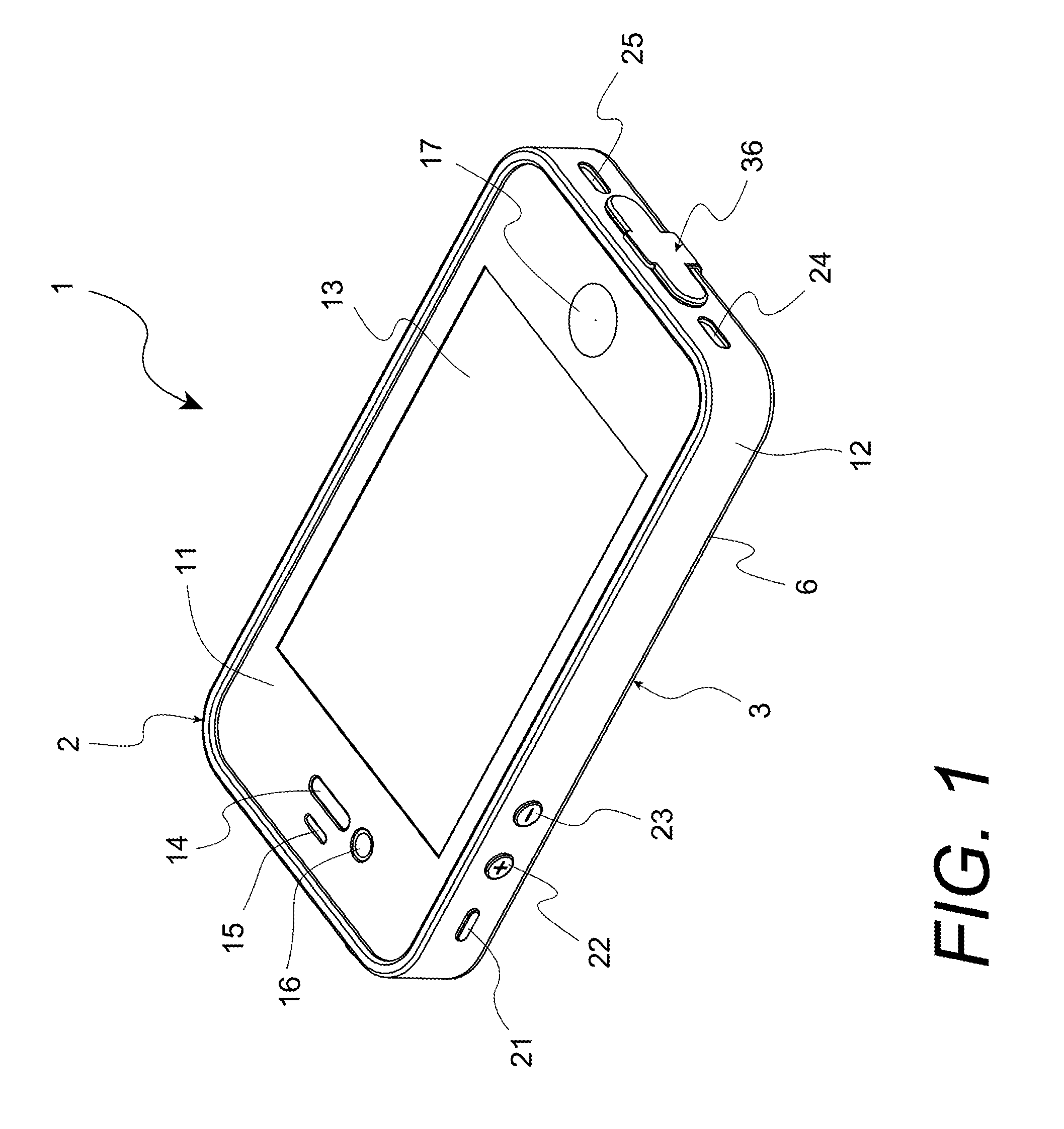 Case for housing and protecting an electronic device