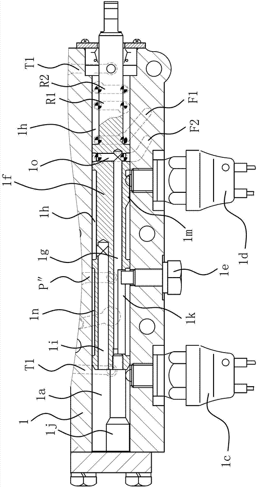 Control valve and electrohydraulic proportional control valve with same