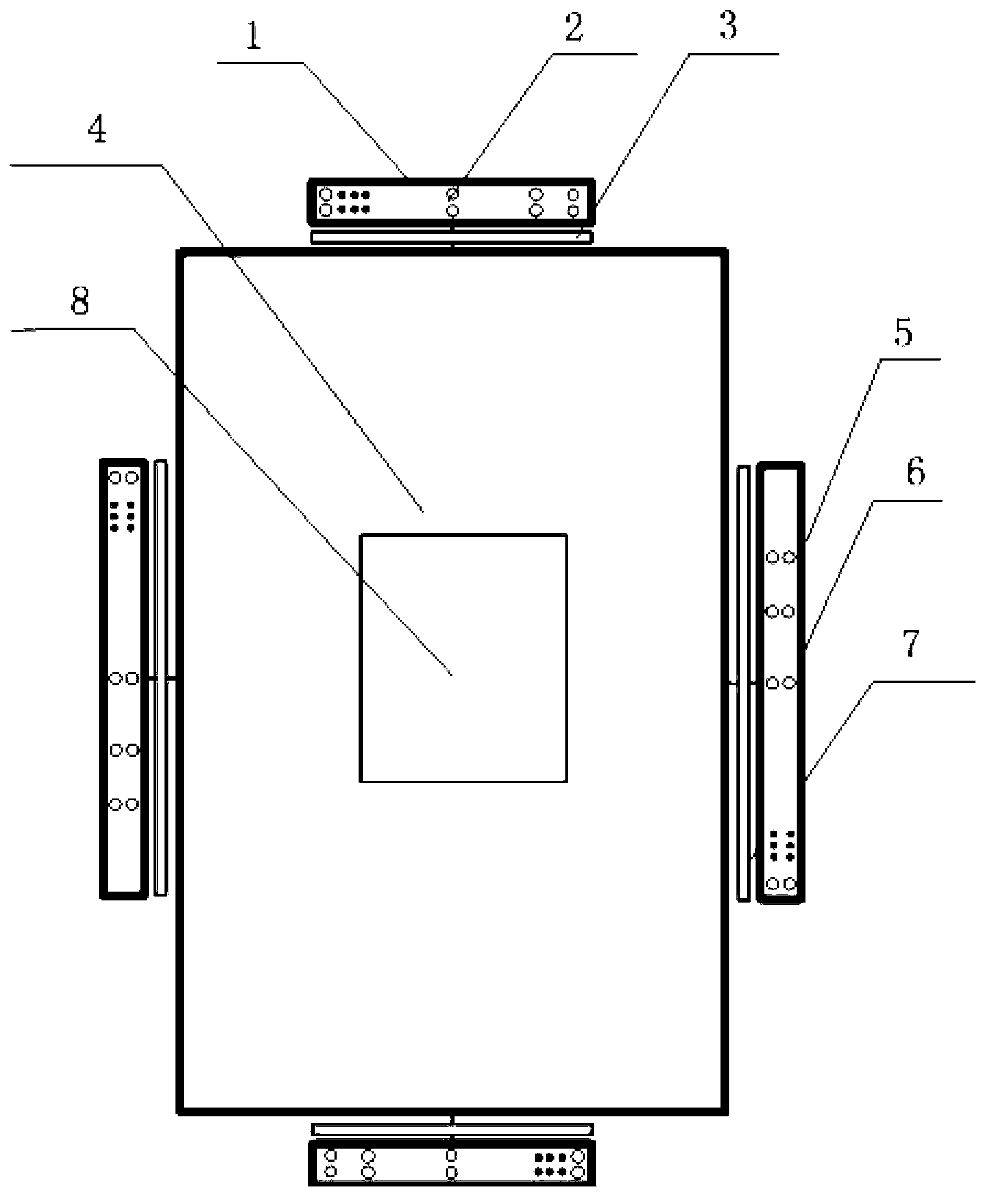 Complex magnetic marker correction-based deviation rectification control system and method for automatic guided vehicle (AGV)