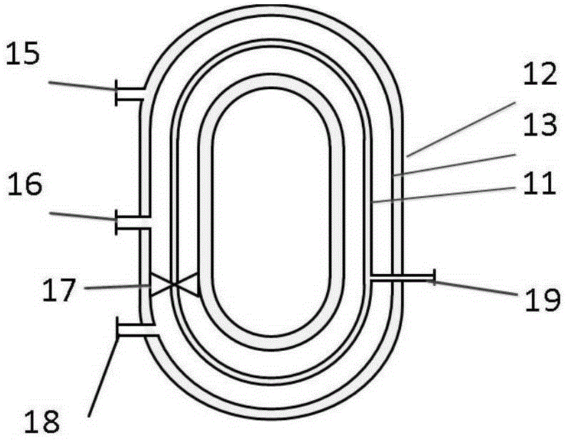 Annular multilayer sleeve membrane reactor and method for producing methyl propiolate through same