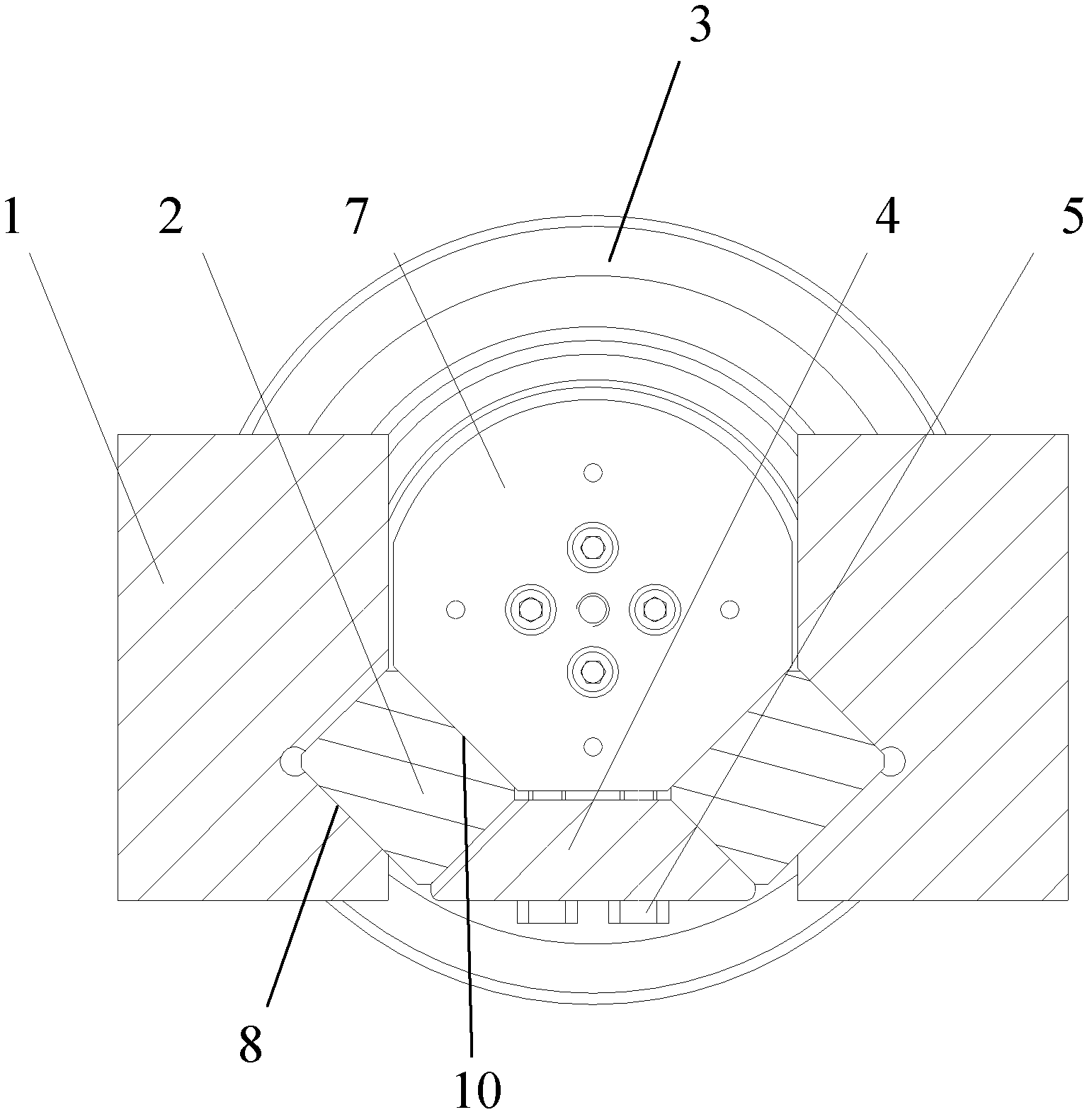 Self-positioning disc-type hob device