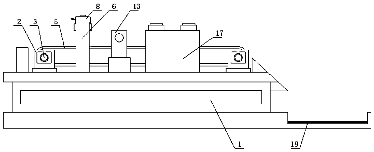 Spraying equipment for forging and stamping die for automobile axles