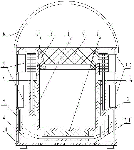 Portable electronic refrigerator