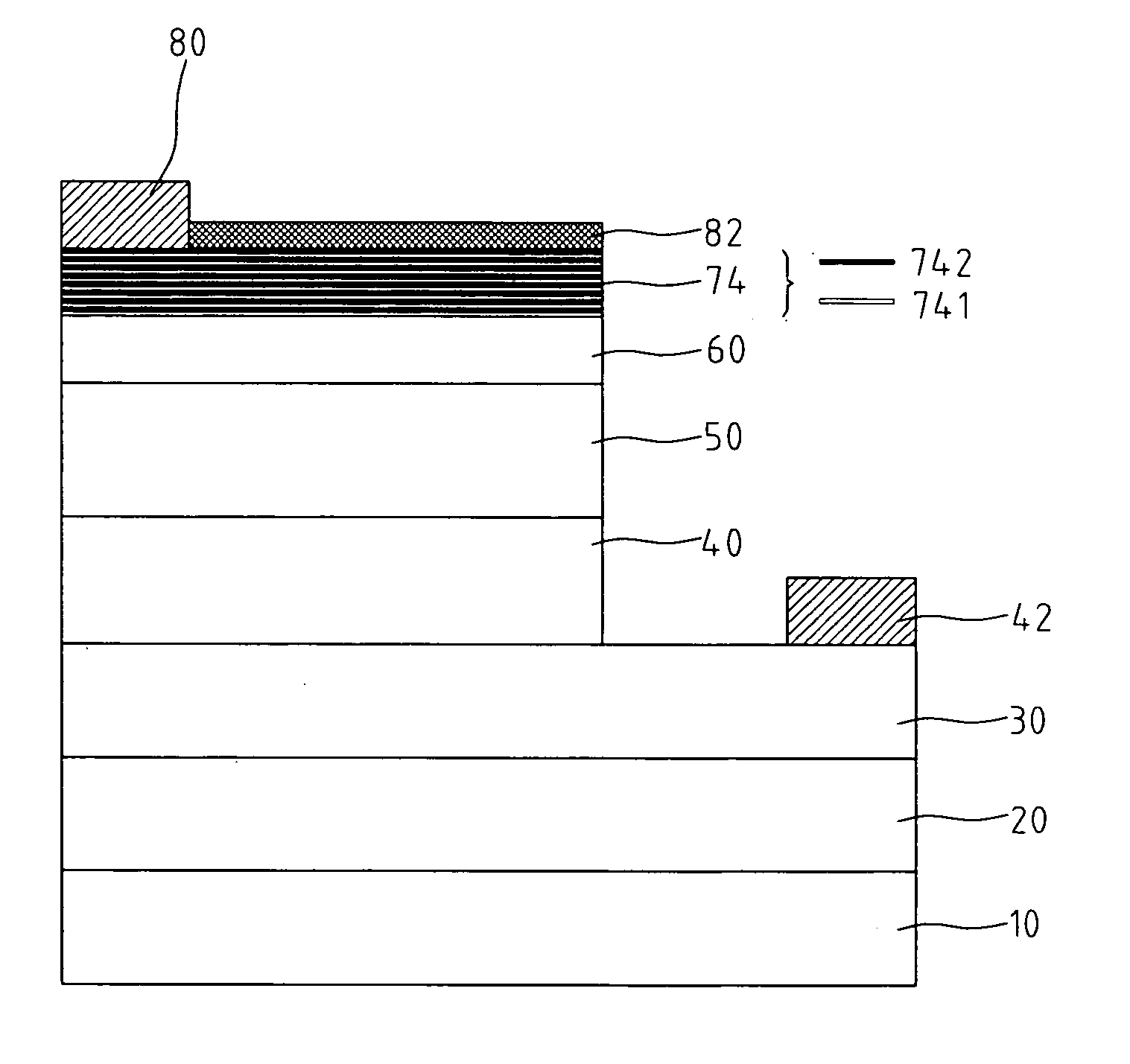 Gallium-nitride based light-emitting diodes structure with high reverse withstanding voltage and anti-ESD capability