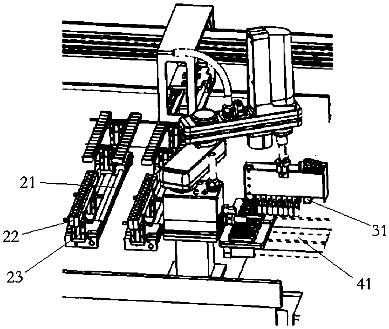 Battery plug-in mounting mechanism