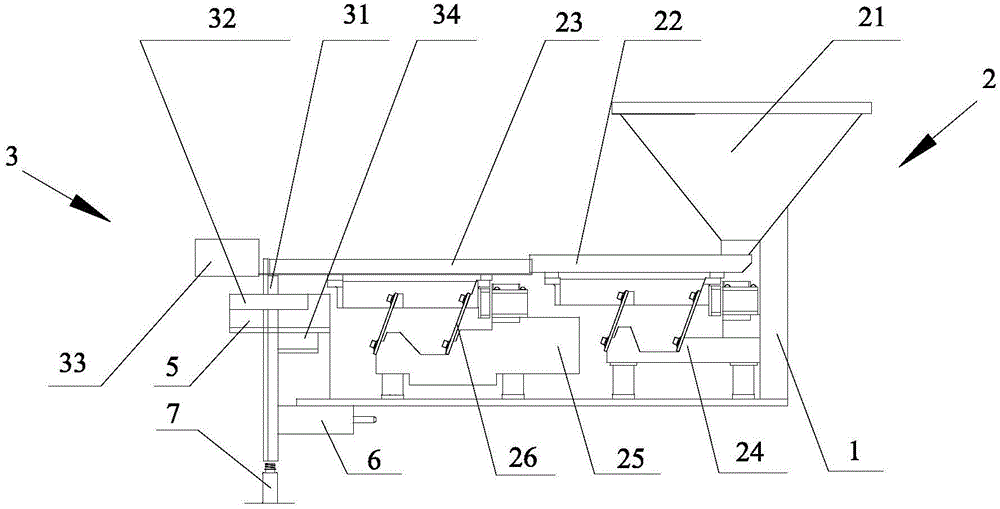 Electronic tablet counting machine allowing tablets to be subpackaged in multiple bottles simultaneously