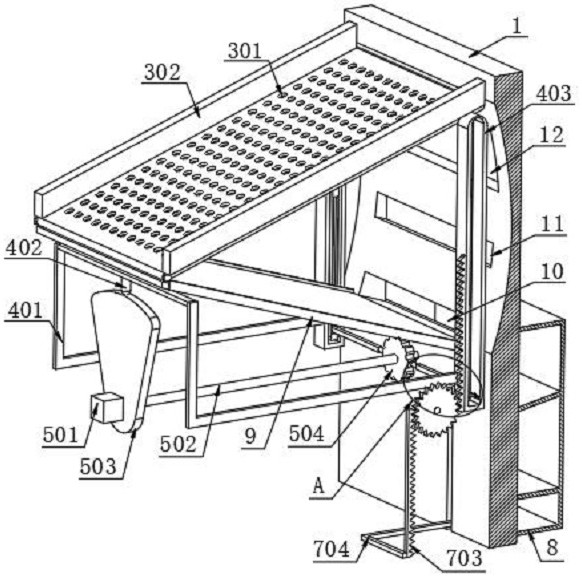 Detecting and screening device for food safety