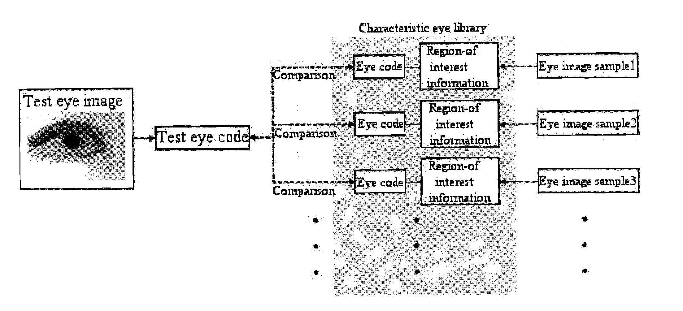 Method for acquiring region-of-interest and/or cognitive information from eye image