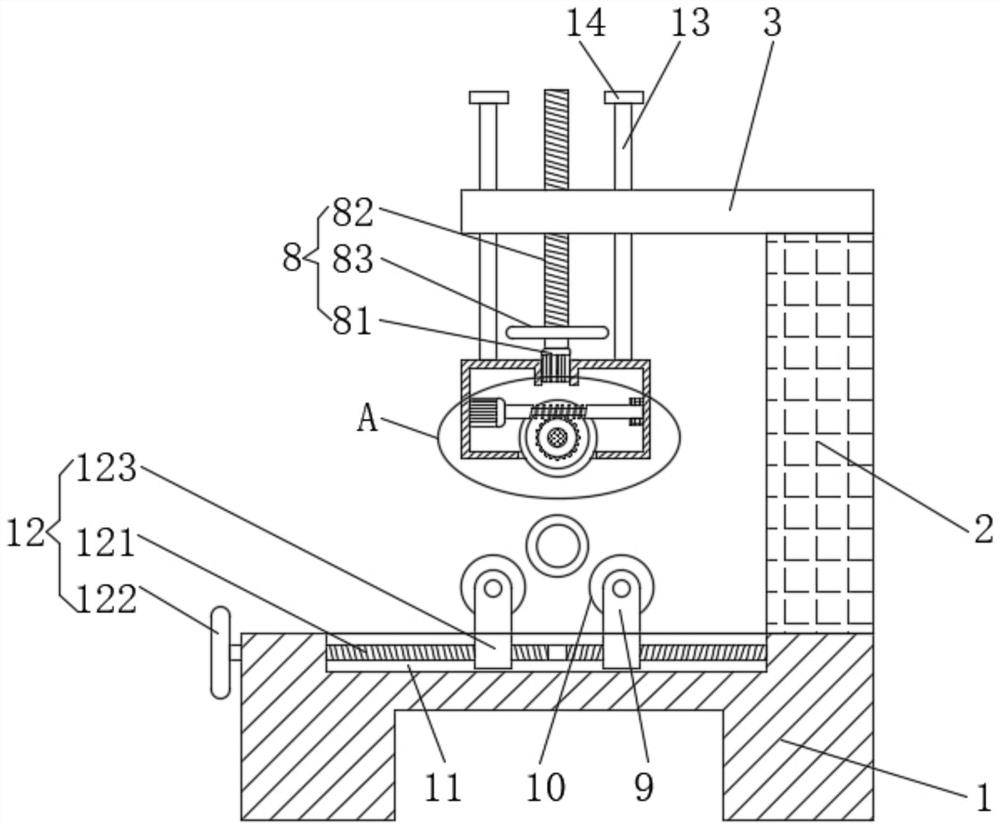 Polishing device for mechanical parts processing