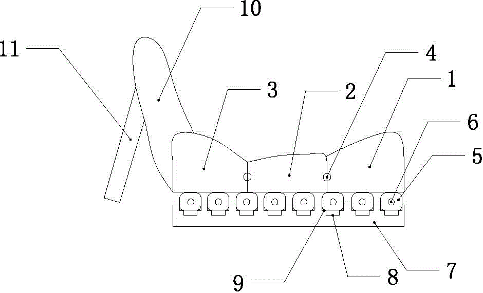 Changeable saddle for motorcycle