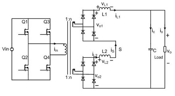 Continuous adjustable power supply with variable structure and constant power