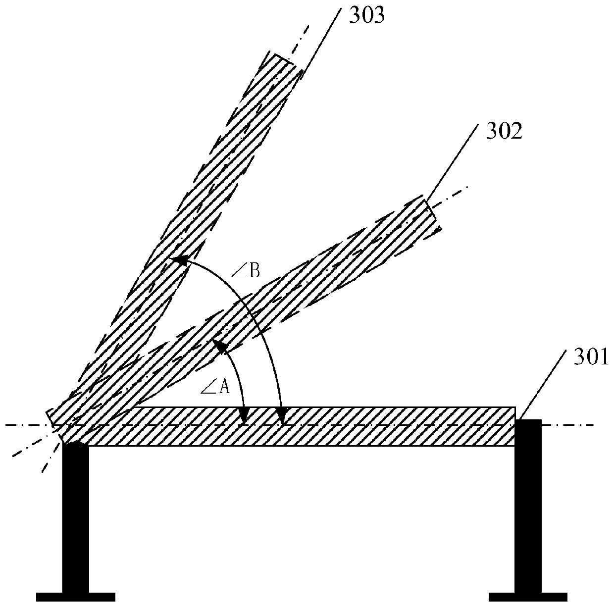 Method and device for detecting lifting rod