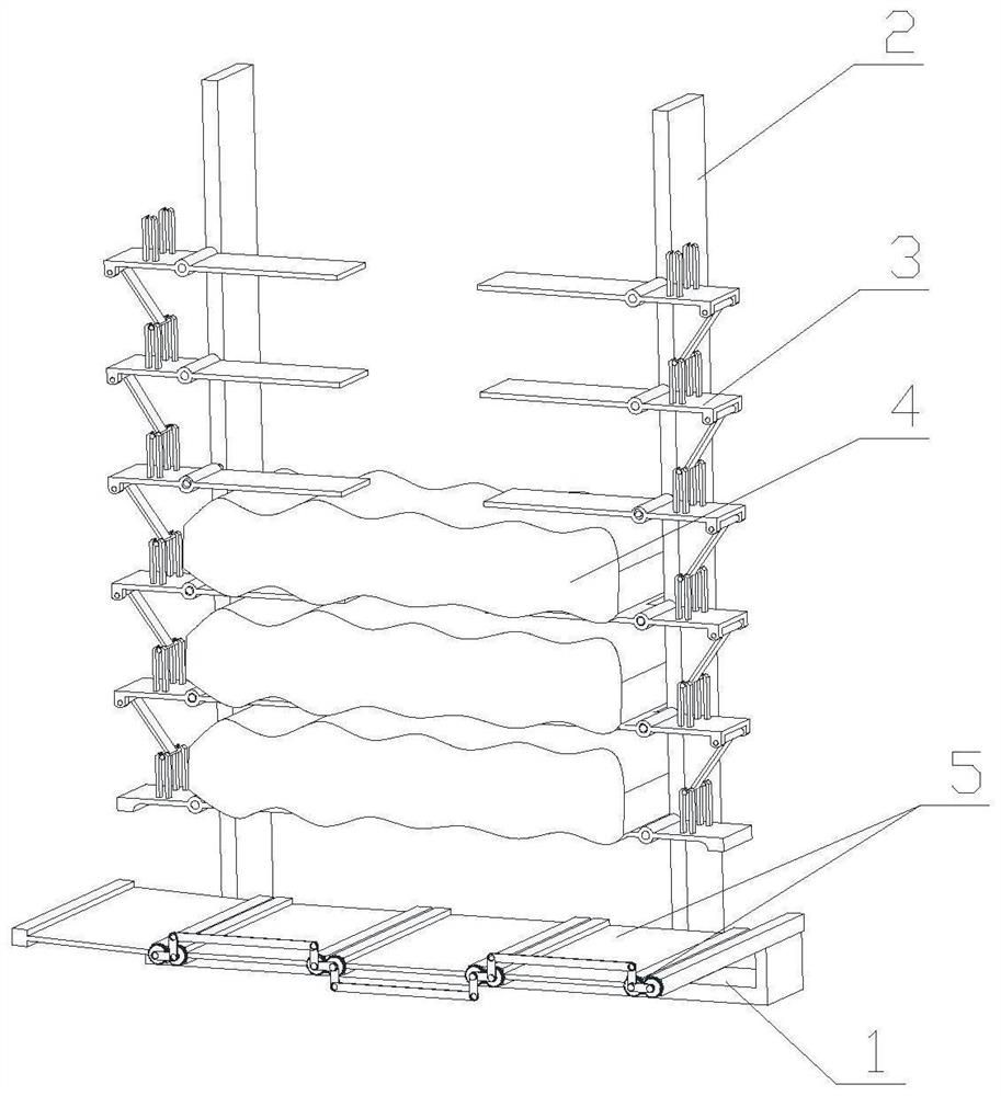 Anti-falling device for building component for building construction