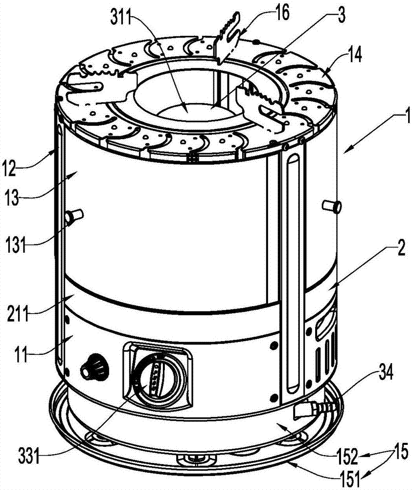 Vertical gas burning barbecue oven