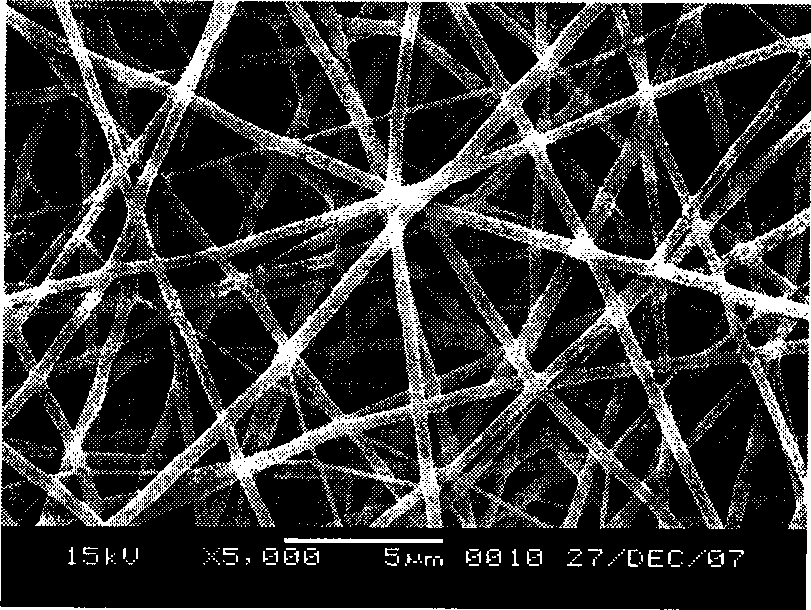 Method for producing shell-core structure medicament nano-fibre with coaxial electrostatic spinning technology