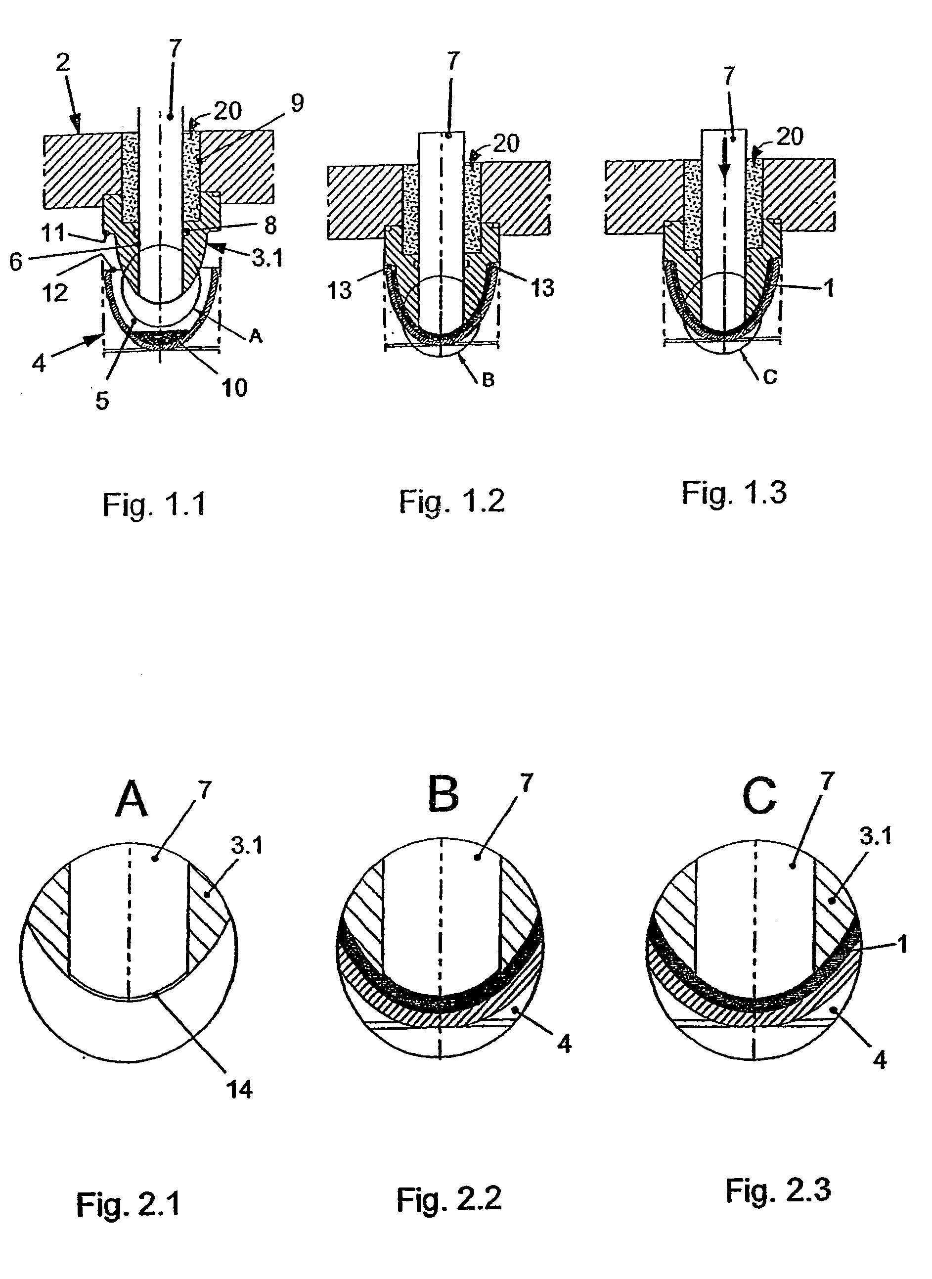 Method and device for producing confectionary products