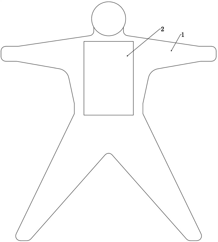 A medical breathable protective clothing