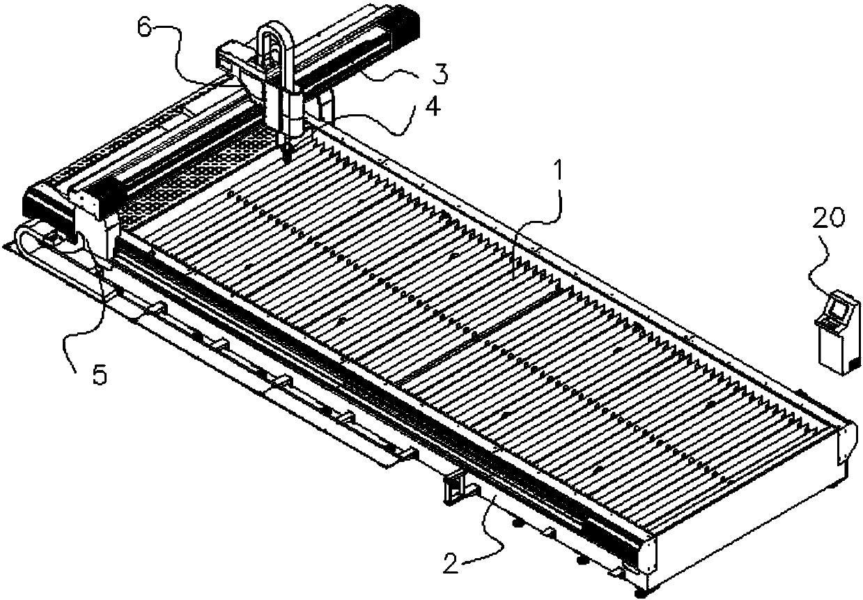 Table model numerical control cutting machine