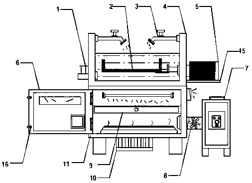 Medical equipment cleaning device