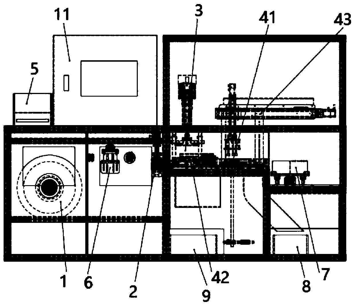 Plastic hose cutting machine and cutting method thereof