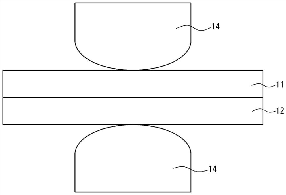 Resistance spot welding method and method for manufacturing welded member