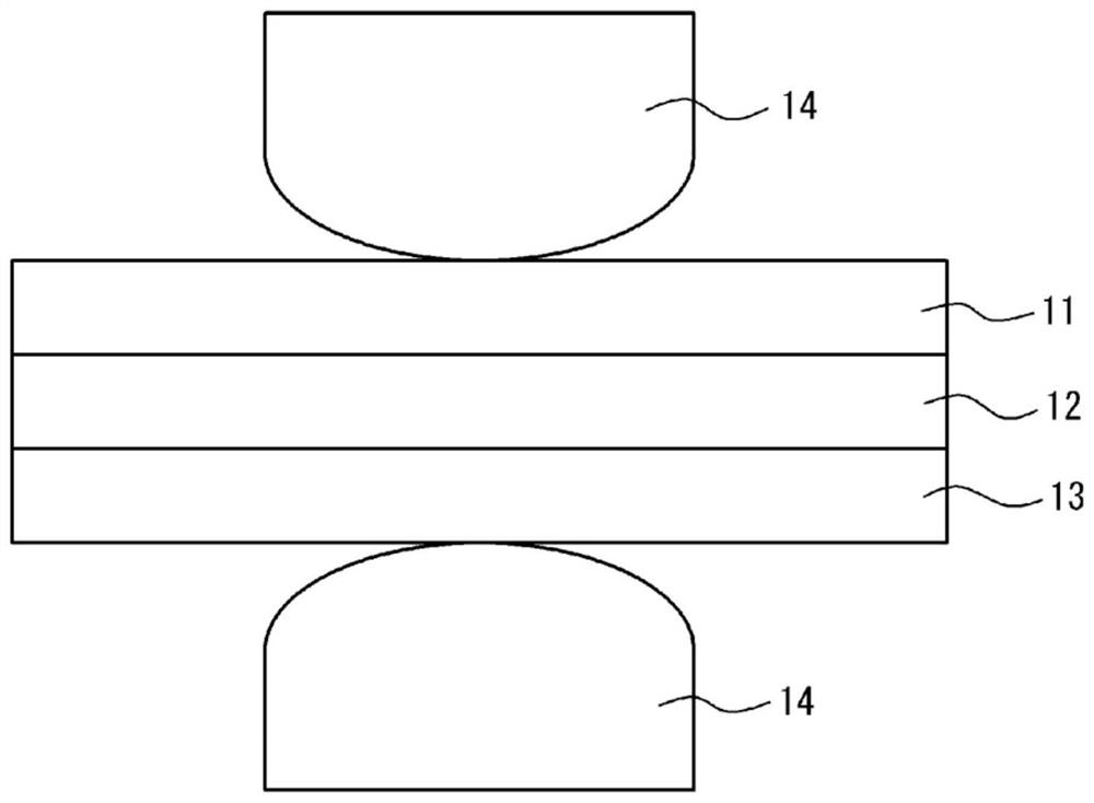 Resistance spot welding method and method for manufacturing welded member