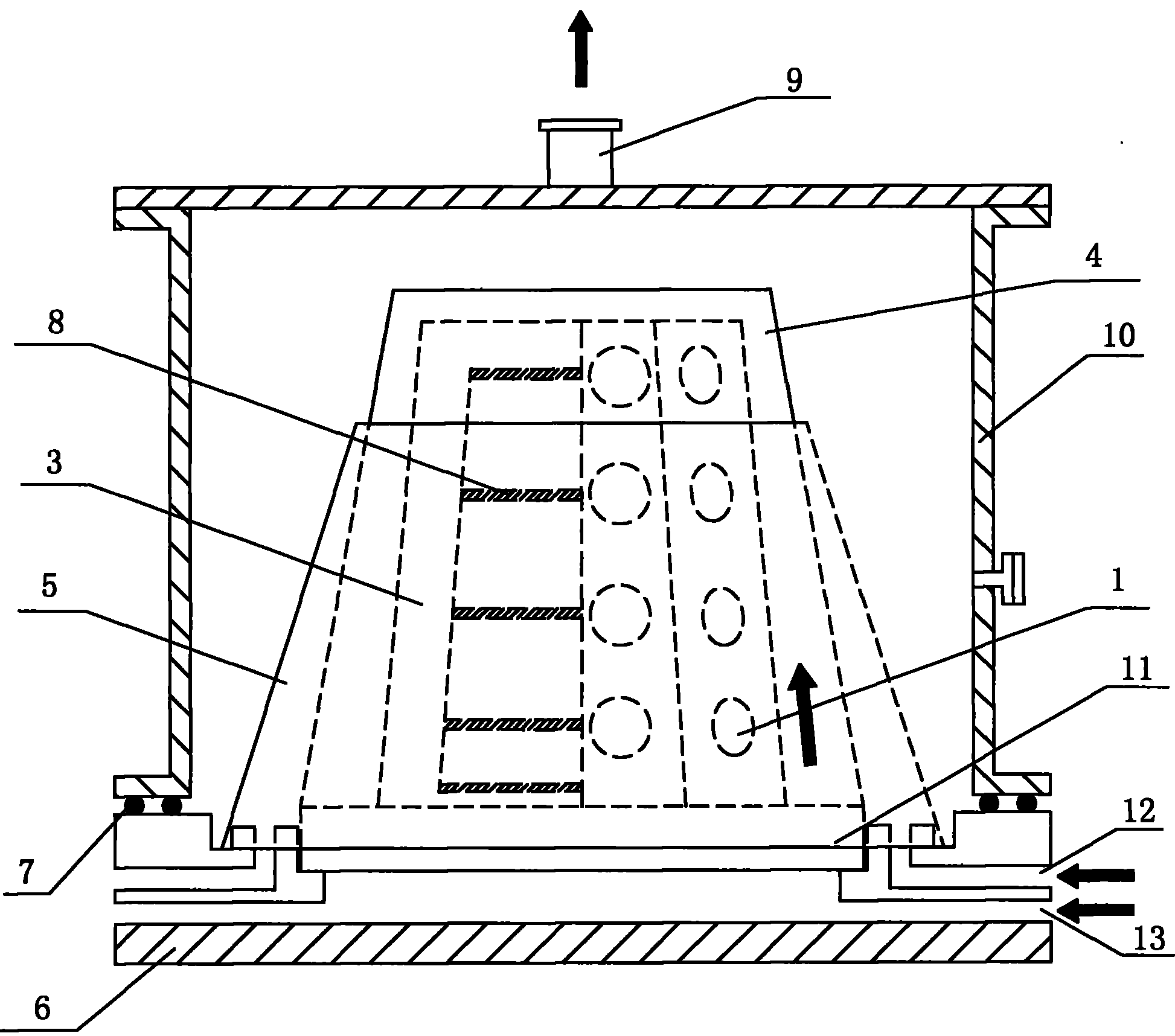 High-temperature metal organic chemical gas-phase deposition reactor