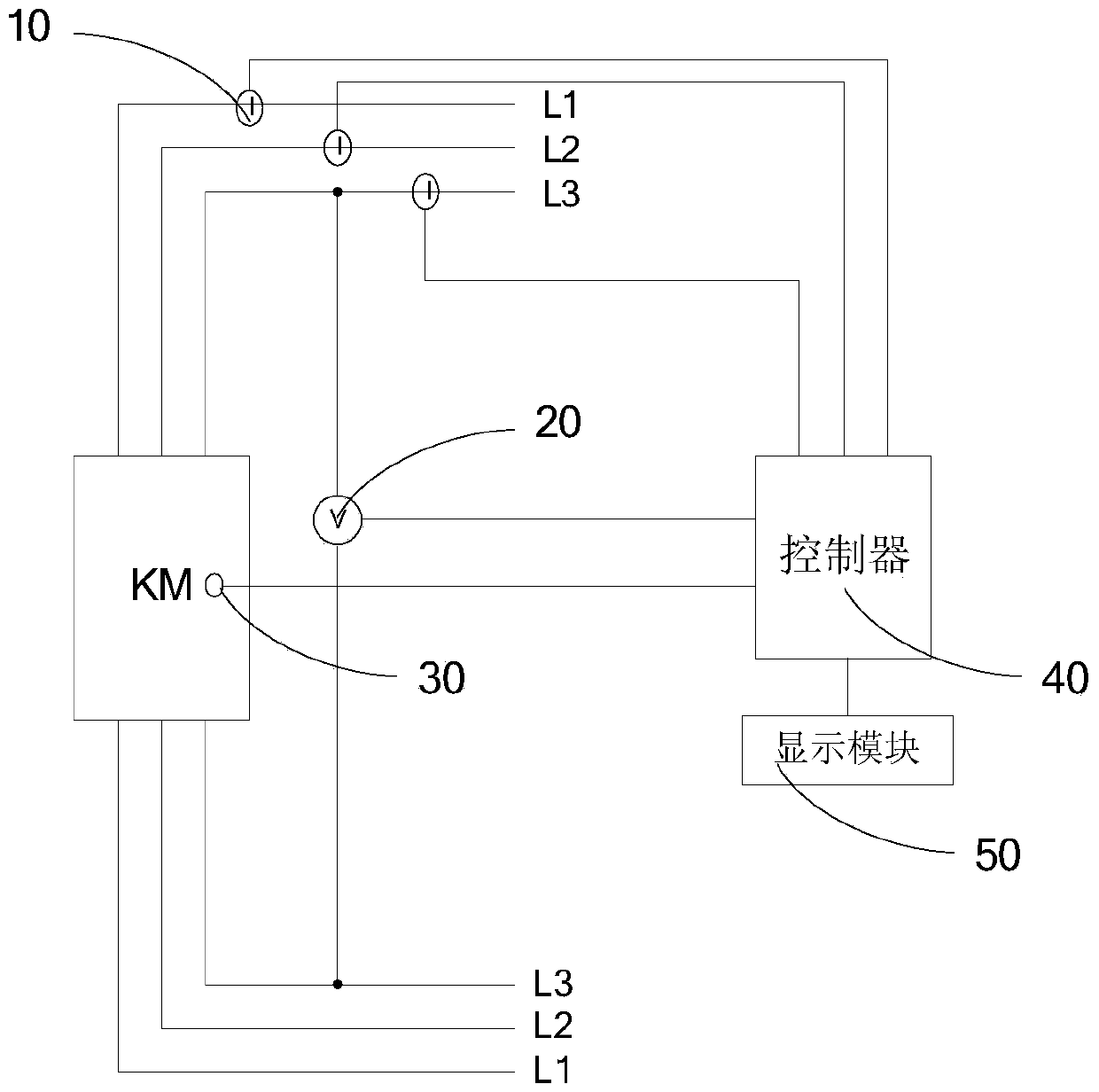 Monitoring method and system for AC contactor