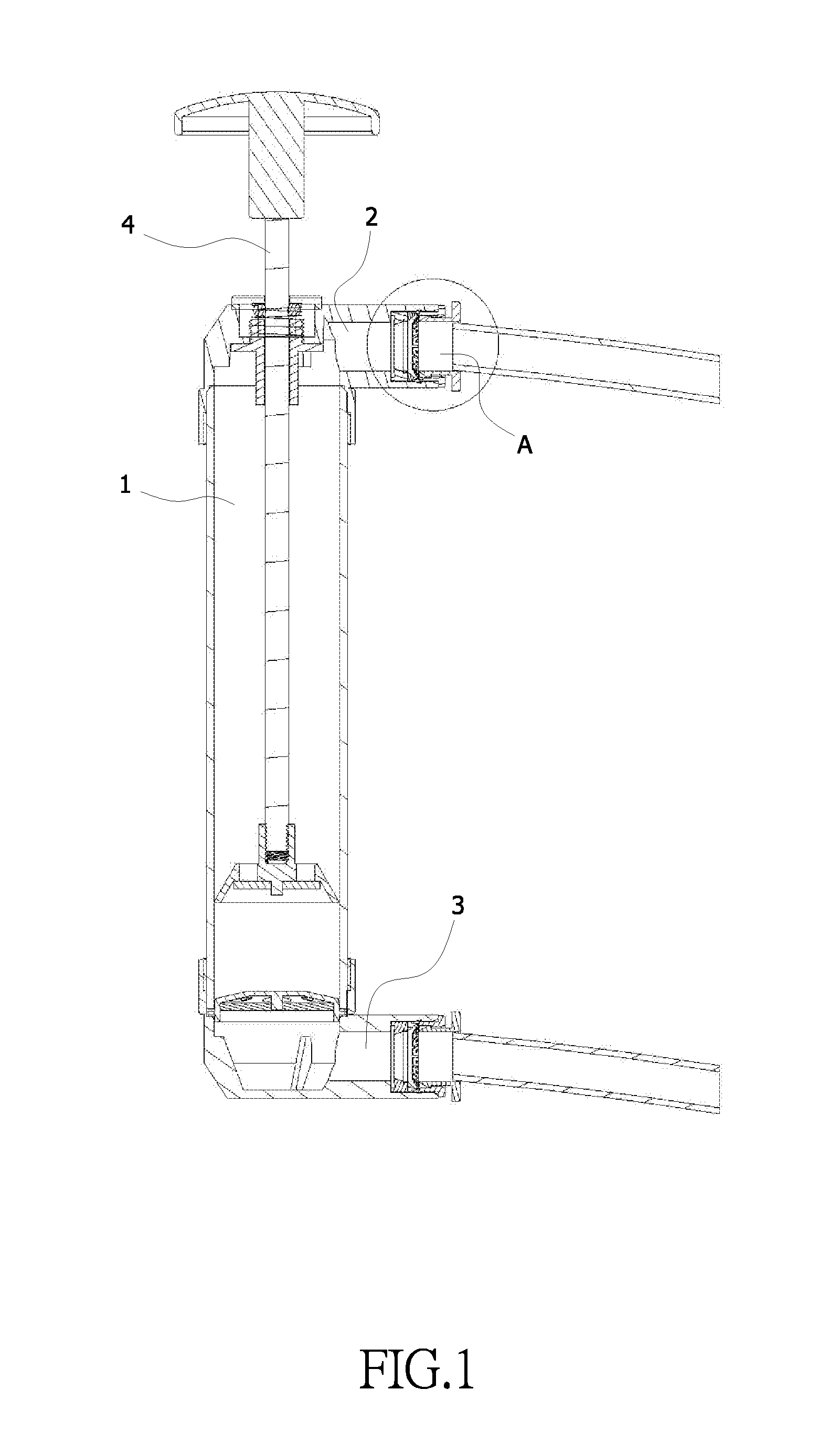 Multifunction pump with quick connector