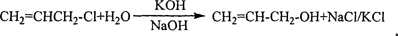 Synthetic method for crosslinking agent-pentaerythritol allyl ether for high molecular polymerization