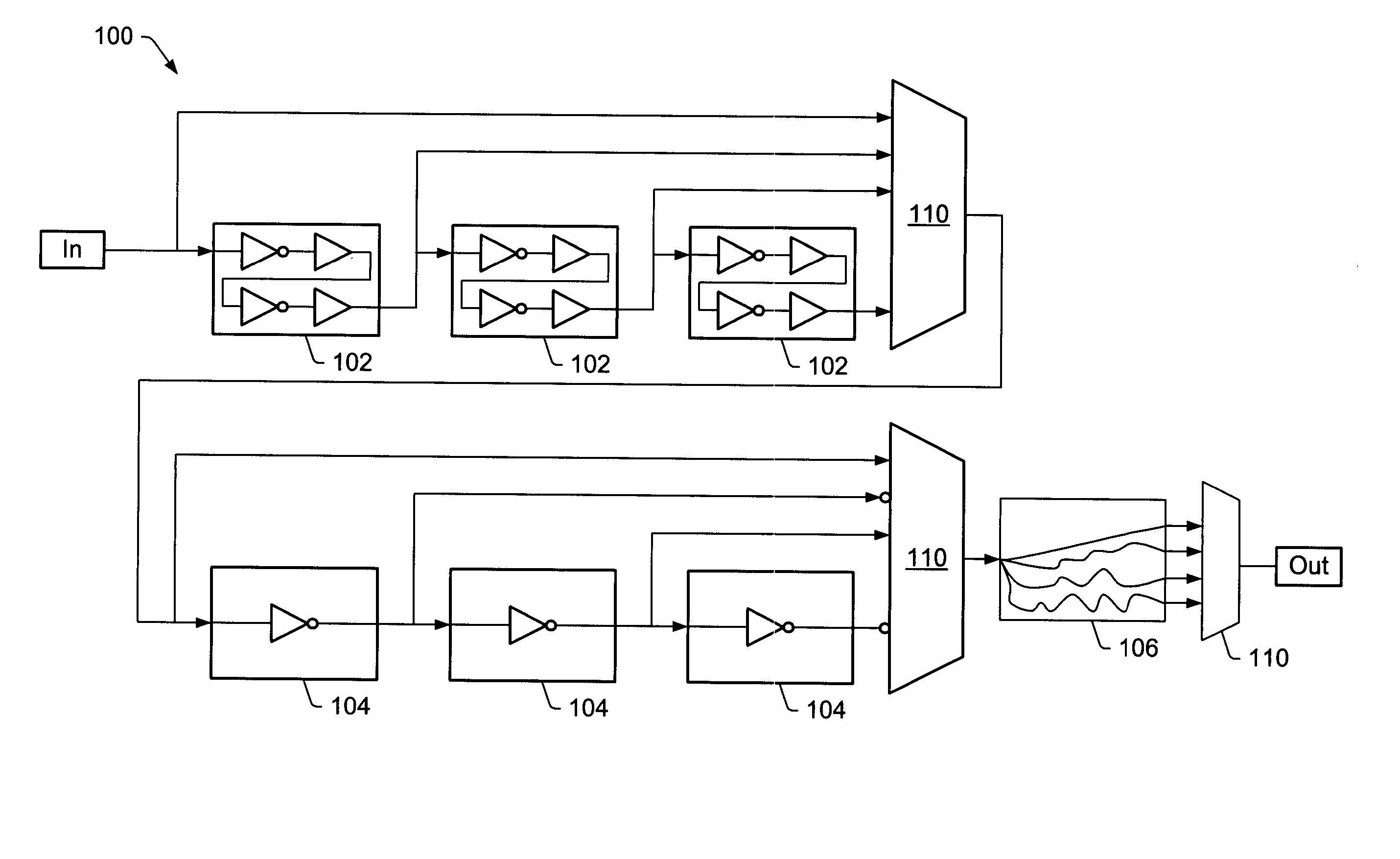 Digital delay elements constructed in a programmable logic device