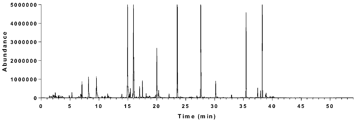 Tea compound aroma extract and pure tea beverage containing the extract