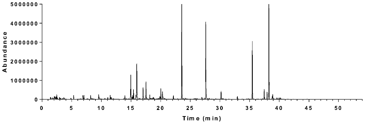 Tea compound aroma extract and pure tea beverage containing the extract