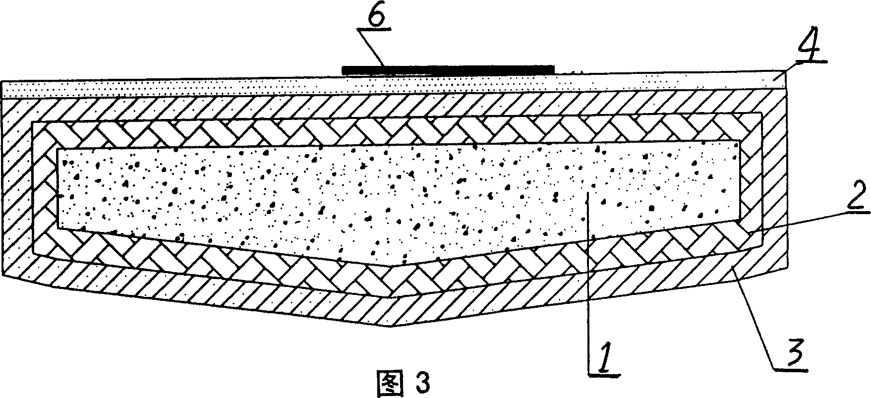 Multicolor composite material well cover and production process thereof