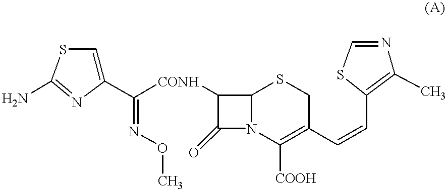 Crystalline substance of cefditoren pivoxyl and the production of the same