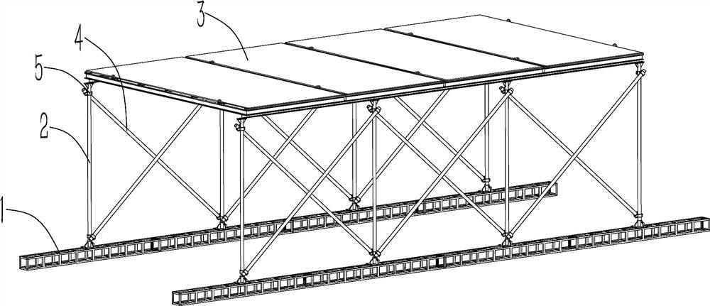 Fabricated bridge safety channel and construction method