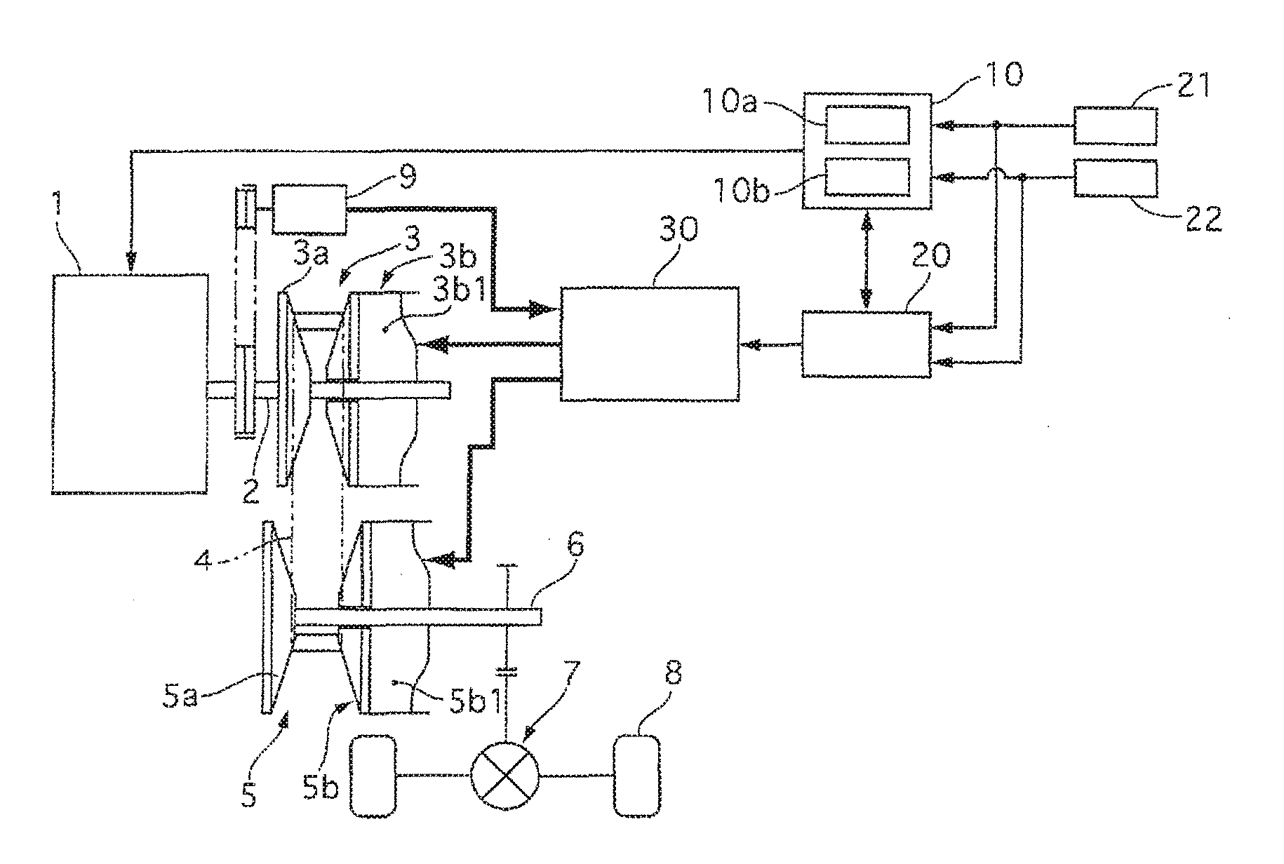 Oil pressure control device for belt-type continuously variable transmission