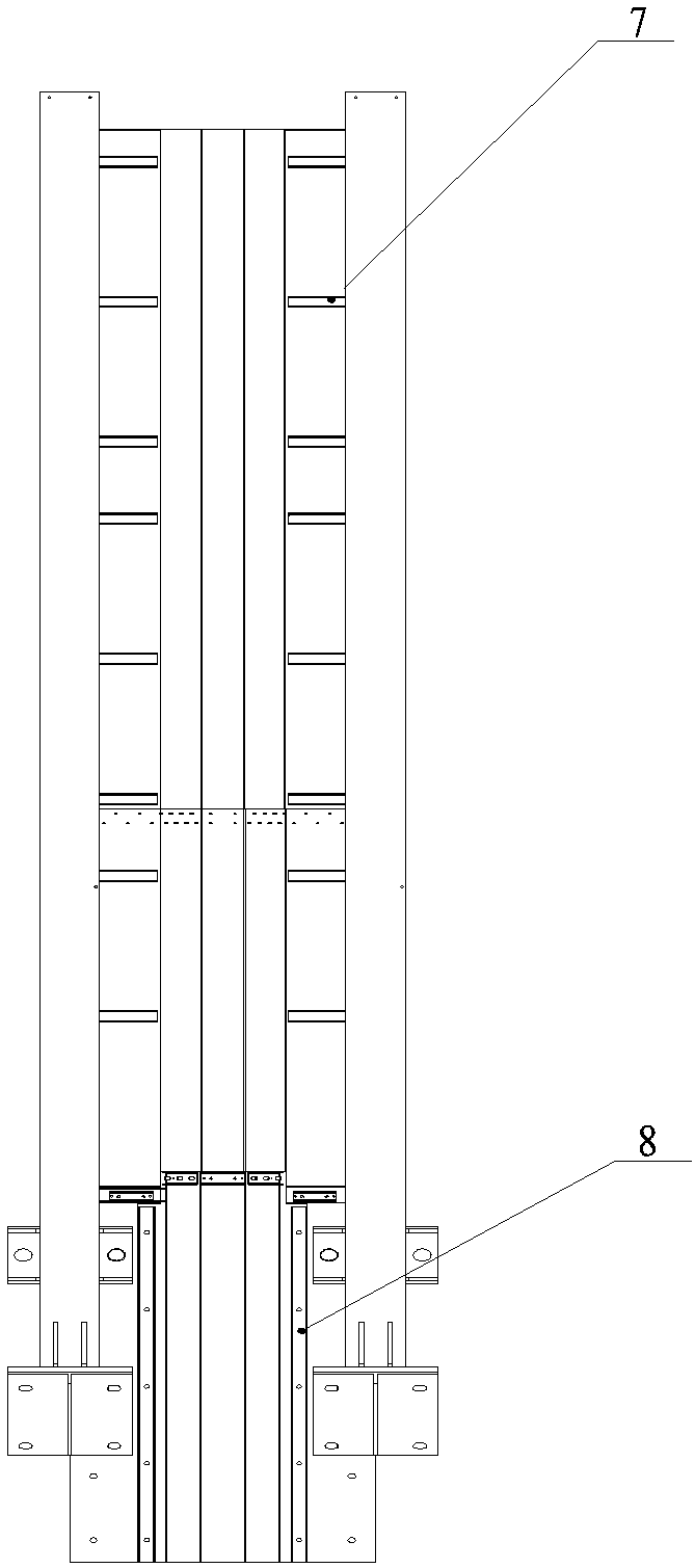Electromagnetic shielding telescopic structure and installation method thereof