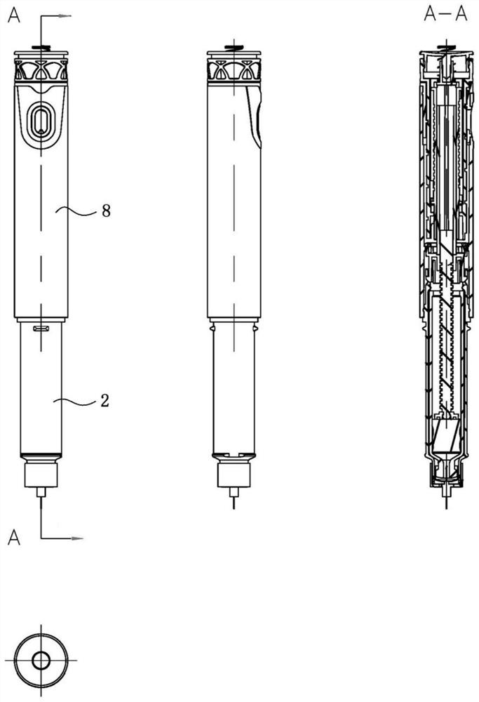 Injection device with memory function